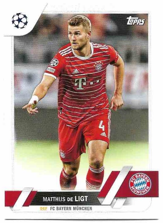 MATTHIJS DE LIGT 22-23 Topps UEFA Club Competitions