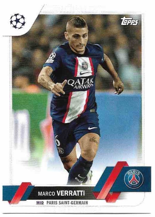 MARCO VERRATTI 22-23 Topps UEFA Club Competitions