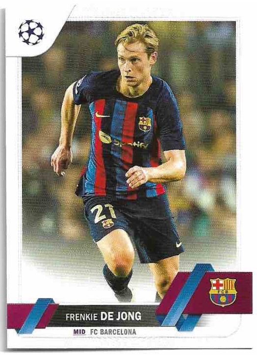 FRENKIE DE JONG 22-23 Topps UEFA Club Competitions