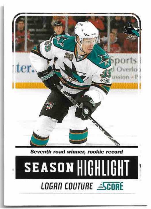 Glossy Season Highlight LOGAN COUTURE 11-12 Panini Score