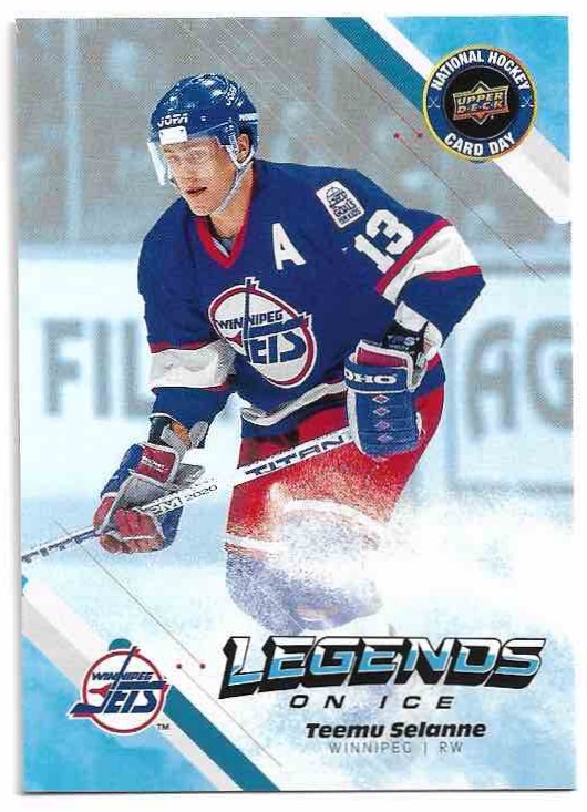 Legends on Ice TEEMU SELANNE 2023 UD National Hockey Card Day