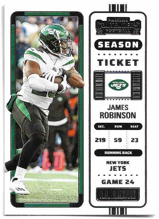 JAMES ROBINSON 2022 Panini Contenders Football