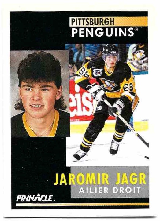 JAROMÍR JÁGR 91-92 Pinnacle French