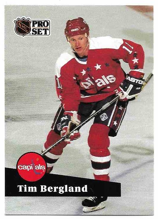 TIM BERGLAND 91-92 Pro Set