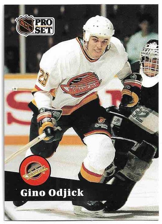 GINO ODJICK 91-92 Pro Set