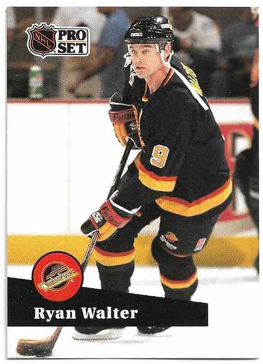 RYAN WALTER 91-92 Pro Set