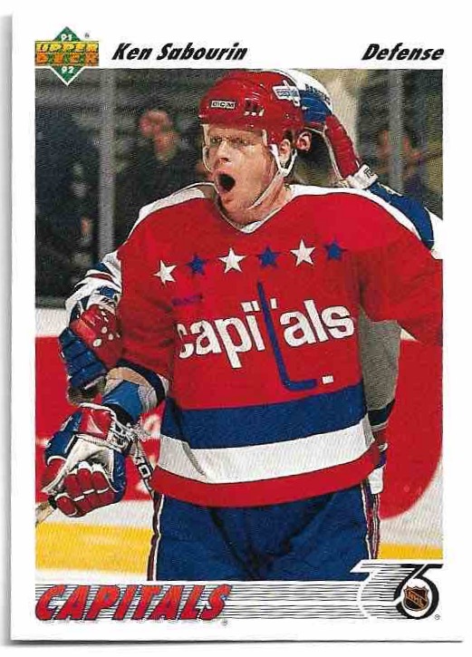 KEN SABOURIN 91-92 Upper Deck