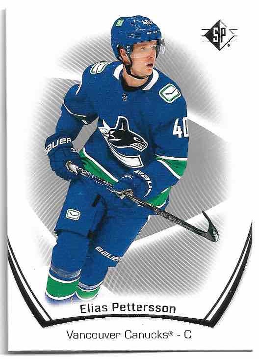 ELIAS PETTERSSON 21-22 UD SP Hockey