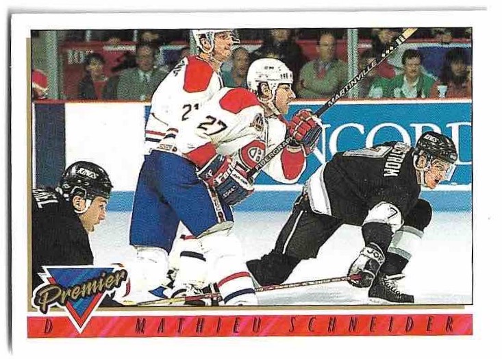 MATHIEU SCHNEIDER 93-94 Topps Premier