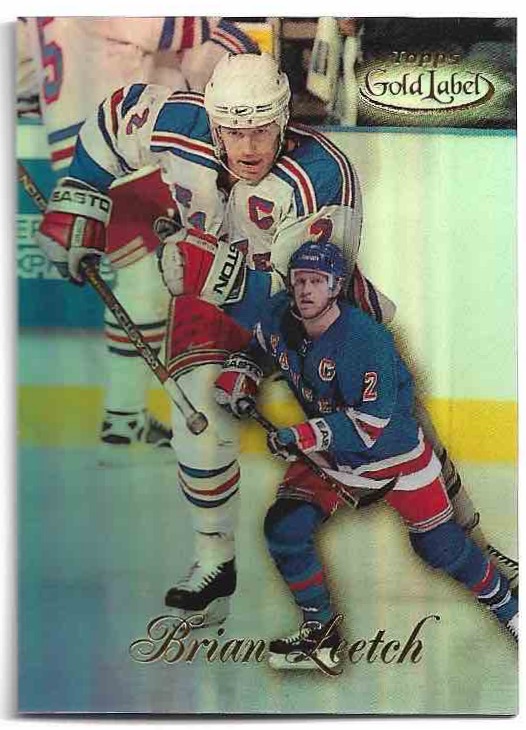 BRIAN LEETCH 98-99 Topps Gold Label