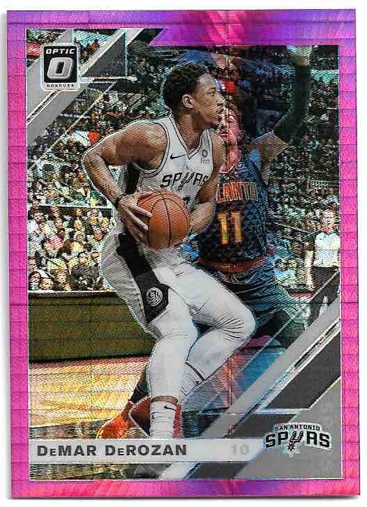 Pink Hyper Prizm DEMAR DEROZAN 19-20 Panini Donruss Optic Basketball