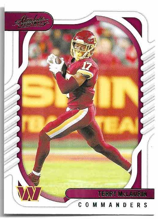 Green TERRY MCLAURIN 2022 Panini Absolute Football