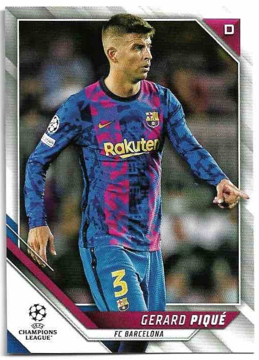 GERARD PIQUE 21-22 Topps UEFA Champions League