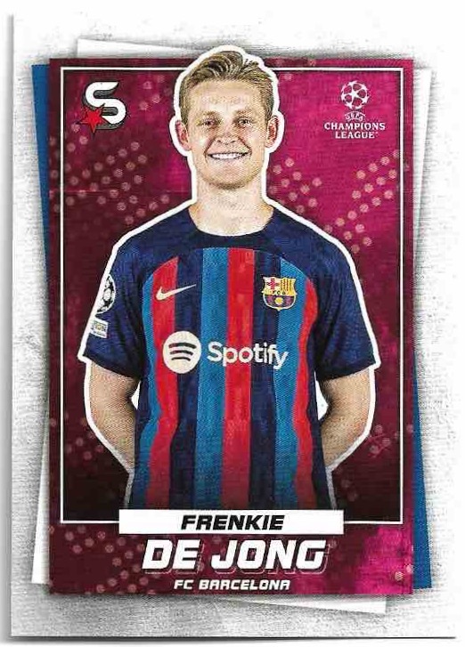 FRENKIE DE JONG 22-23 Topps UEFA Superstars