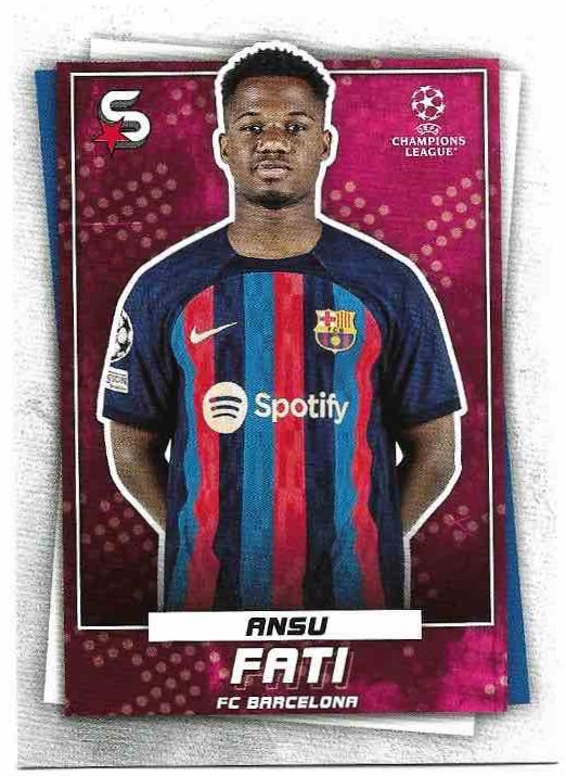 ANSU FATI 22-23 Topps UEFA Superstars