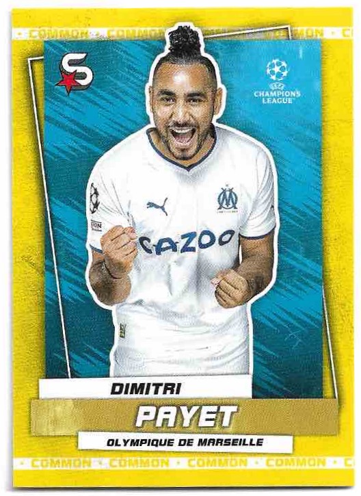 Common Yellow DIMITRI PAYET 22-23 Topps UEFA Superstars