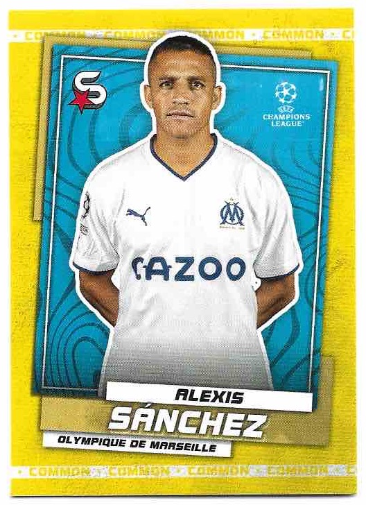 Common Yellow ALEXIS SANCHEZ 22-23 Topps UEFA Superstars