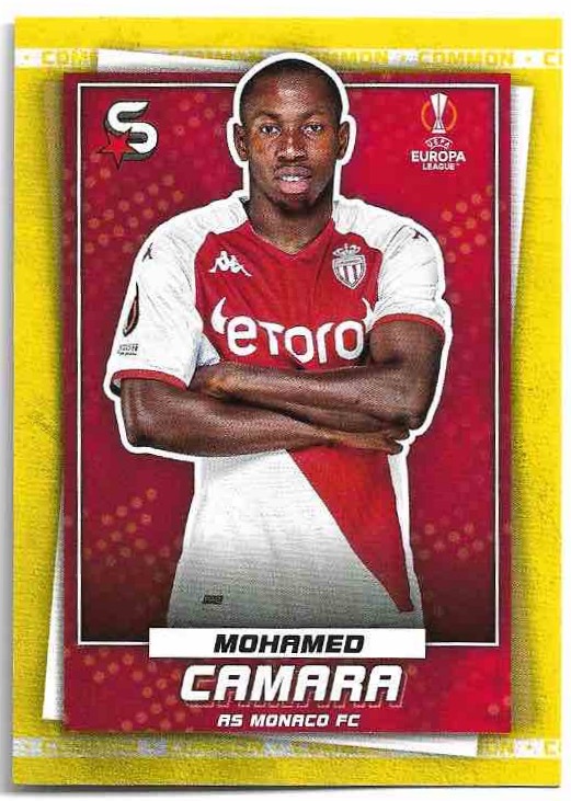 Common Yellow MOHAMED CAMARA 22-23 Topps UEFA Superstars