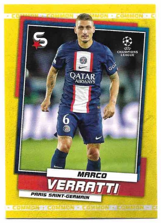 Variations Common Yellow MARCO VERRATTI 22-23 Topps UEFA Superstars