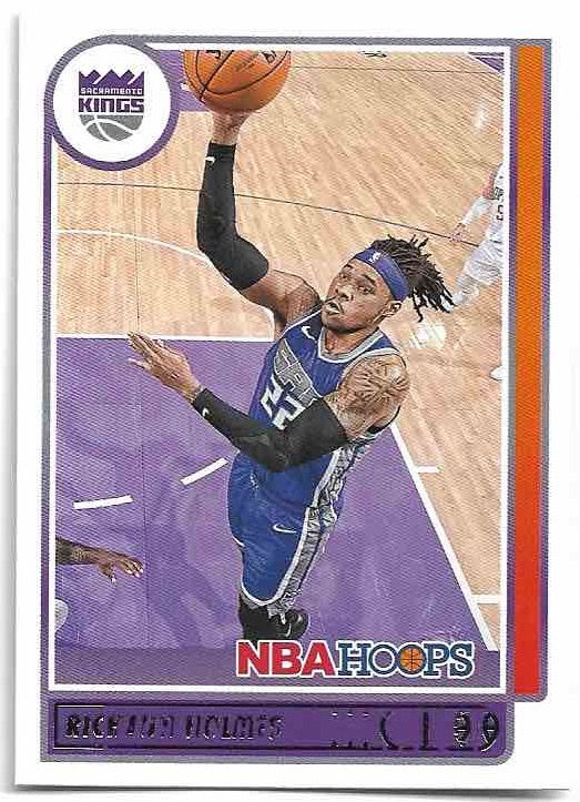 RICHAUN HOLMES 21-22 Panini Hoops Basketball (horší tisk jména) 