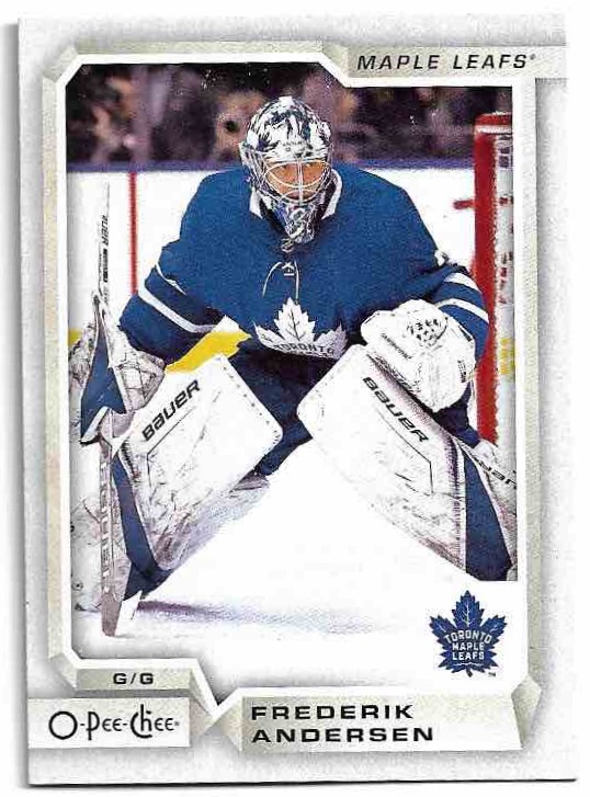 FREDERIK ANDERSEN 18-19 UD O-Pee-Chee OPC