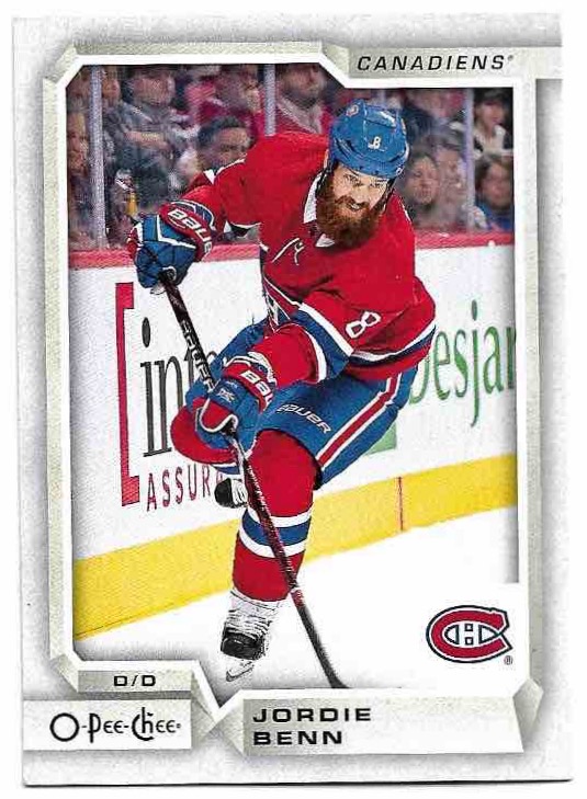 JORDIE BENN 18-19 UD O-Pee-Chee OPC