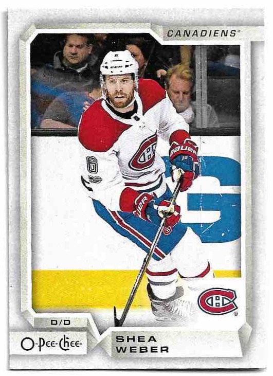 SHEA WEBER 18-19 UD O-Pee-Chee OPC