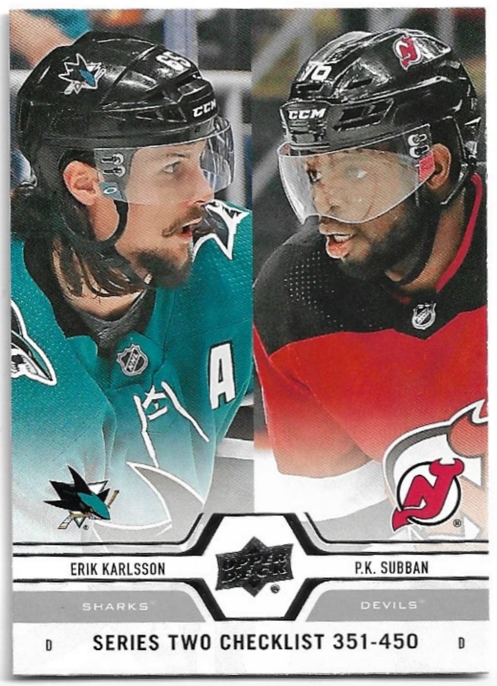 Checklist KARLSSON/SUBBAN 19-20 UD Series 2