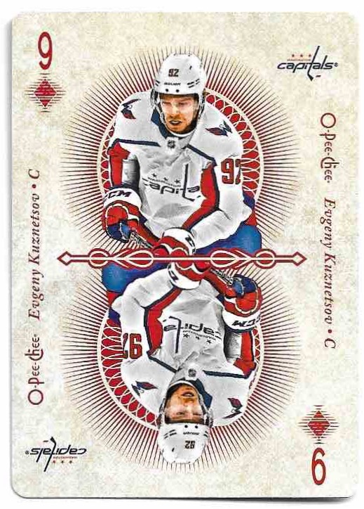 Playing Cards EVGENY KUZNETSOV 18-19 UD O-Pee-Chee OPC