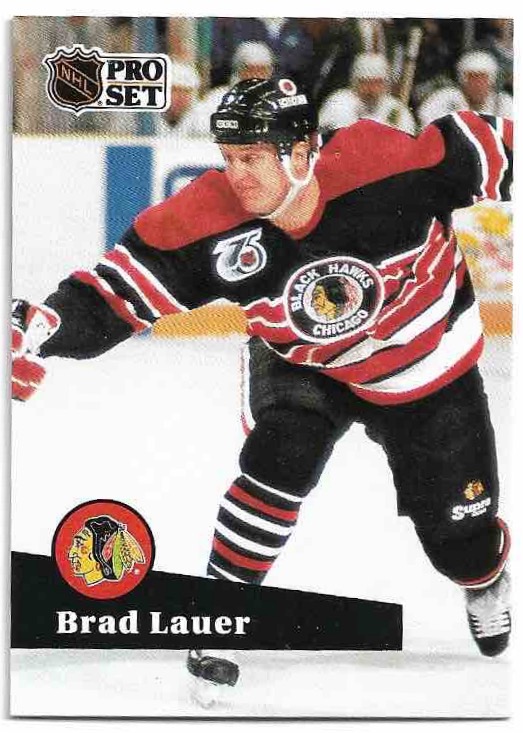 BRAD LAUER 91-92 Pro Set