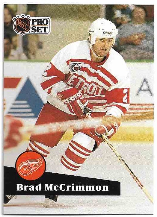 BRAD MCCRIMMON 91-92 Pro Set