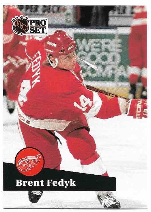 BRENT FEDYK 91-92 Pro Set