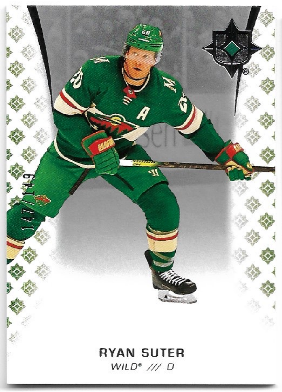 Ultimate Veterans RYAN SUTER 20-21 UD Ultimate Collection /149