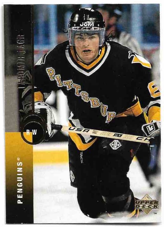 JAROMÍR JÁGR 94-95 Upper Deck (horší hrany)