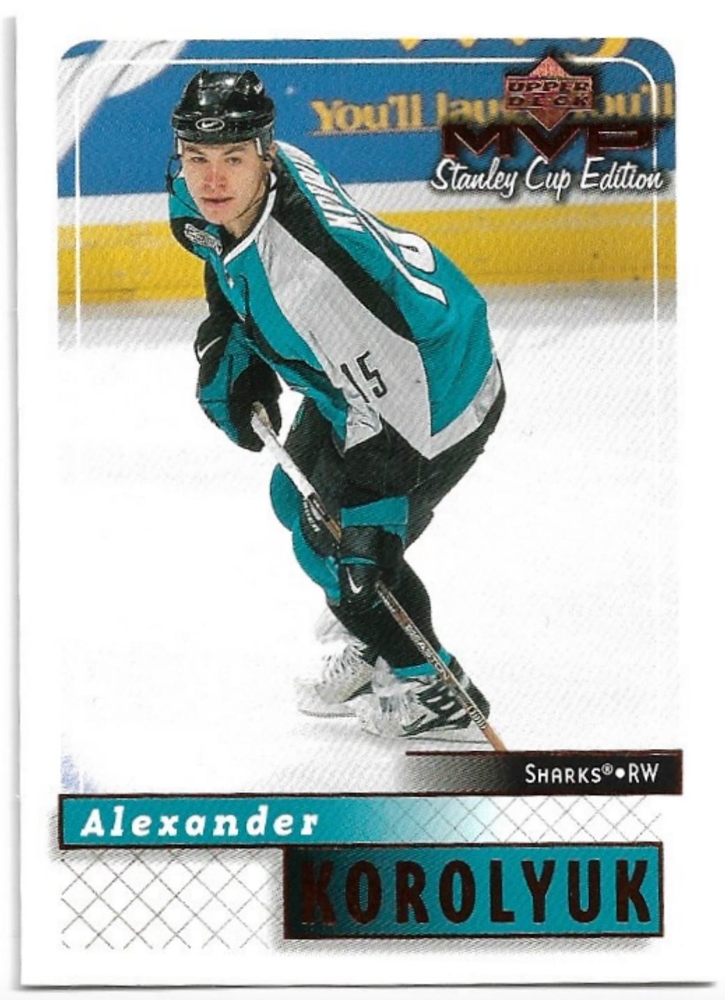 ALEXANDER KOROLYUK 99-00 UD MVP Stanley Cup Edition