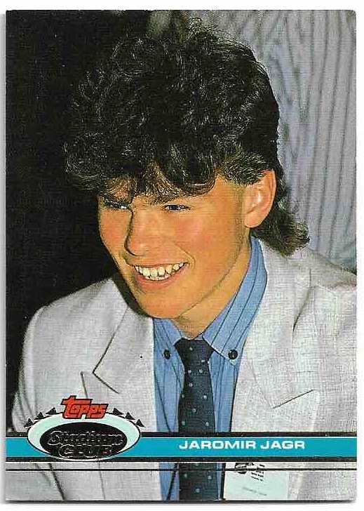 JAROMÍR JÁGR 91-92 Topps Stadium Club (decentně horší hrana