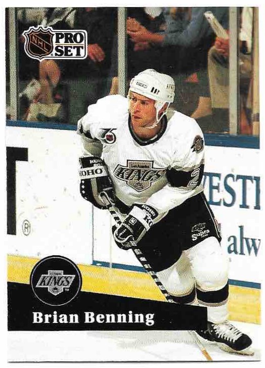 BRIAN BENNING 91-92 Pro Set