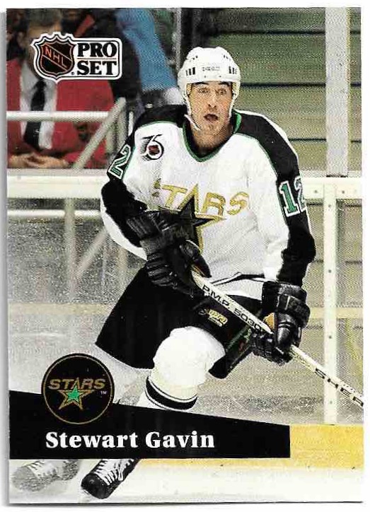 STEWART GAVIN 91-92 Pro Set