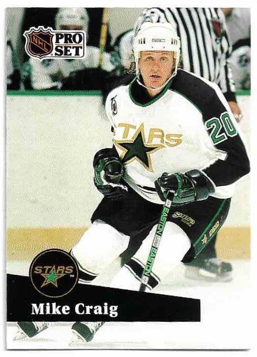 MIKE CRAIG 91-92 Pro Set