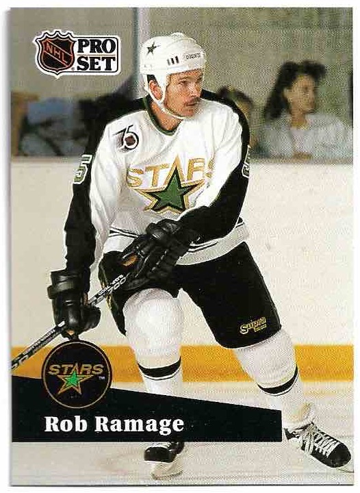 ROB RAMAGE 91-92 Pro Set