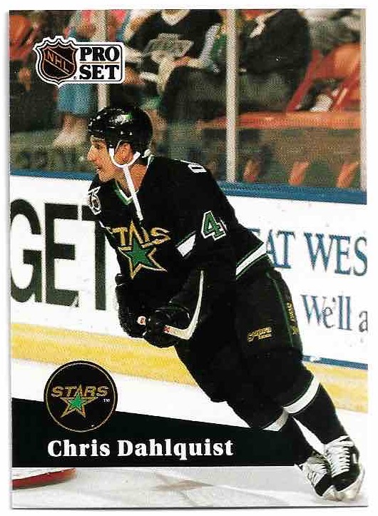 CHRIS DAHLQUIST 91-92 Pro Set