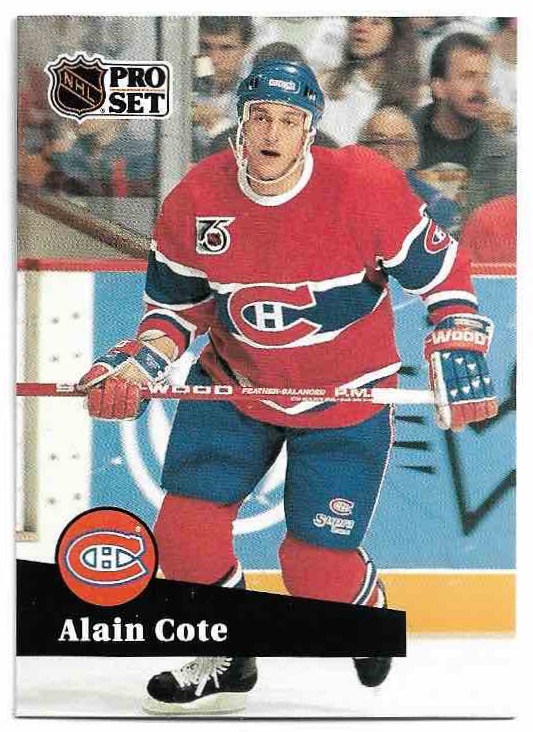 ALAIN COTE 91-92 Pro Set