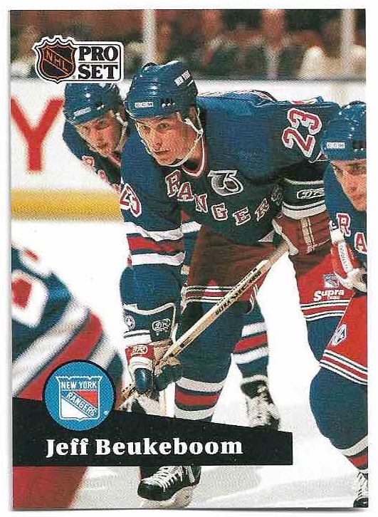 JEFF BEUKEBOOM 91-92 Pro Set