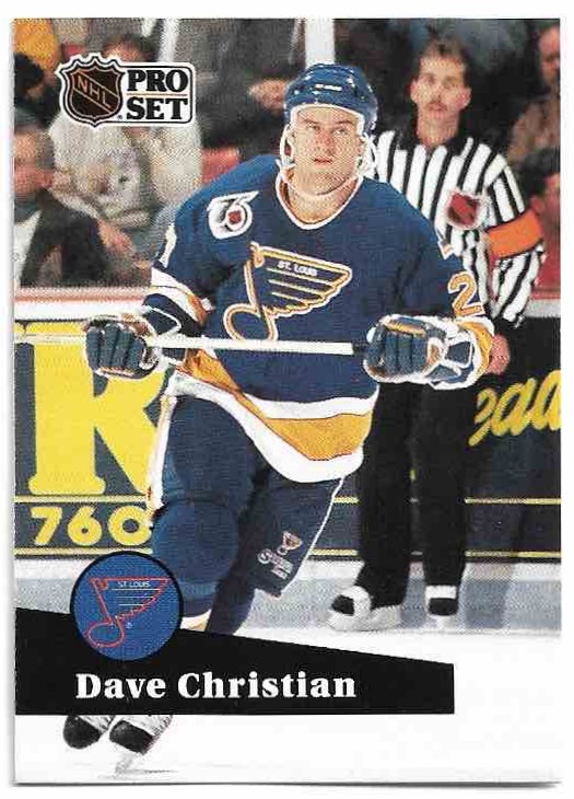 DAVE CHRISTIAN 91-92 Pro Set