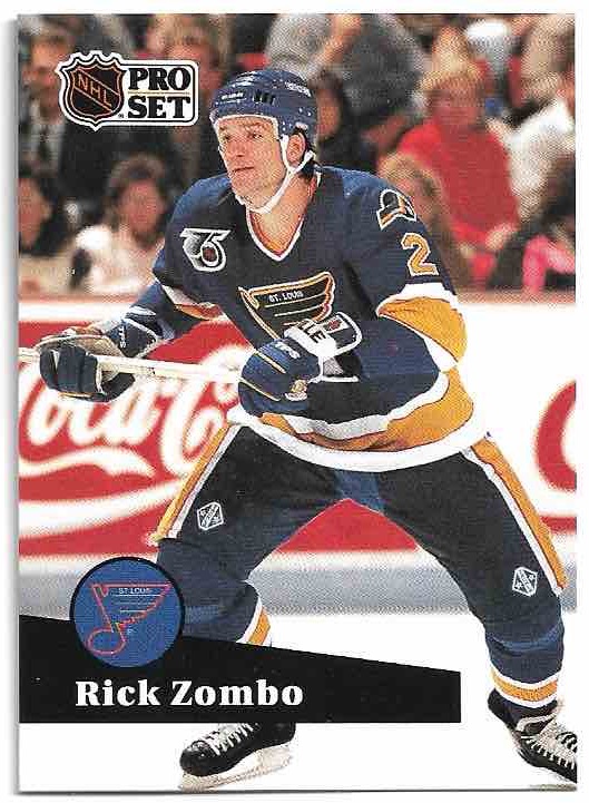 RICK ZOMBO 91-92 Pro Set