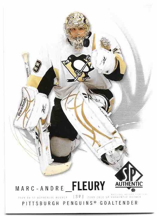 MARC-ANDRE FLEURY 09-10 UD SP Authentic