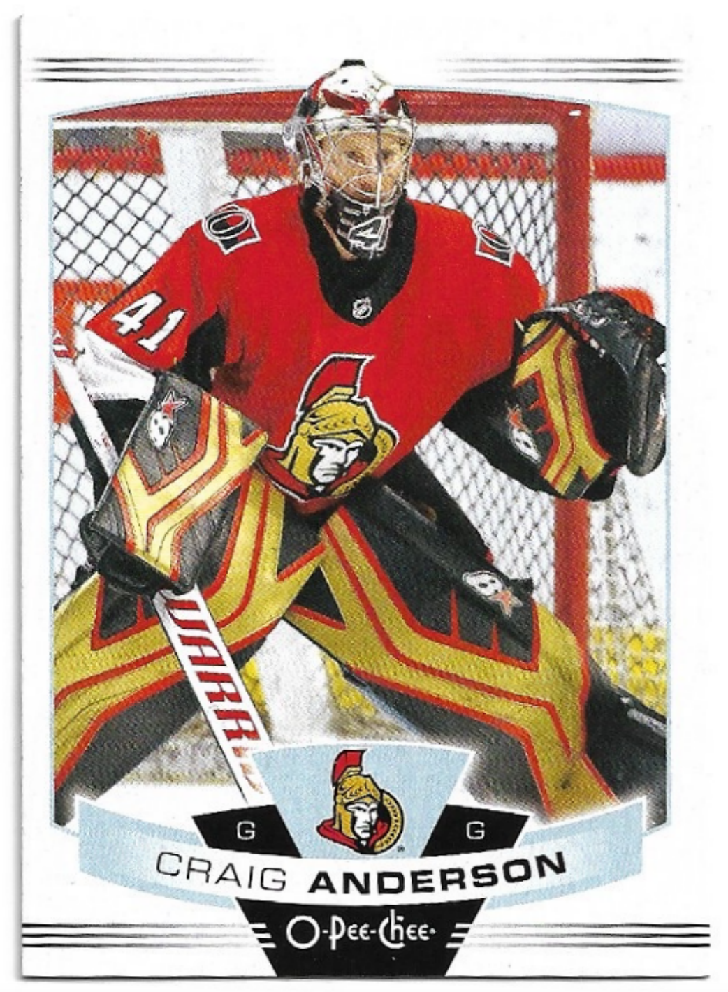 CRAIG ANDERSON 19-20 UD O-Pee-Chee OPC