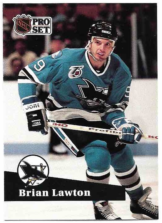 BRIAN LAWTON 91-92 Pro Set