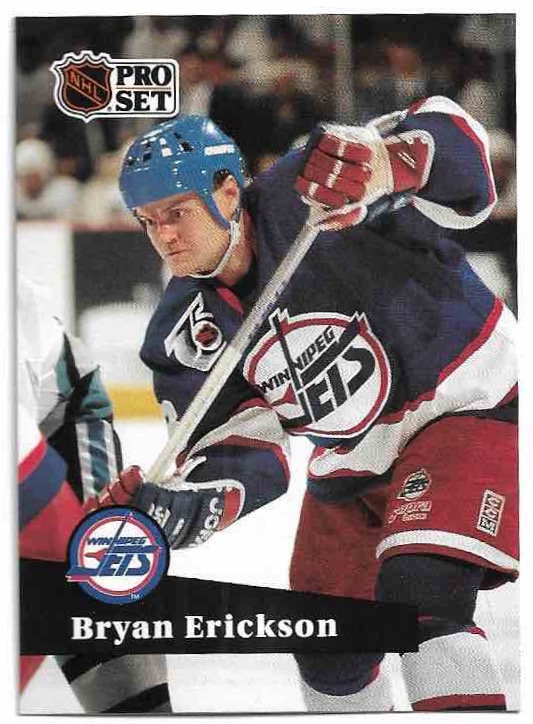 BRYAN ERICKSON 91-92 Pro Set