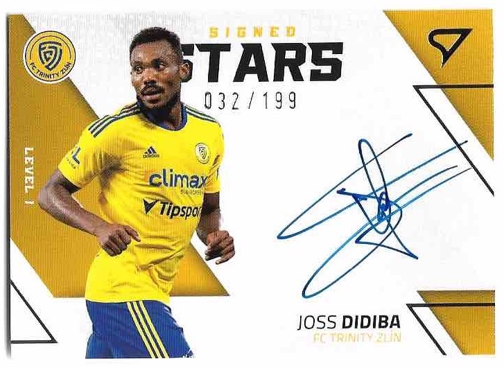 Auto Signed Stars JOSS DIDIBA 22-23 SportZoo Fortuna Liga Série 2 /199